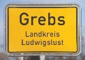 Grebs Ortseingang